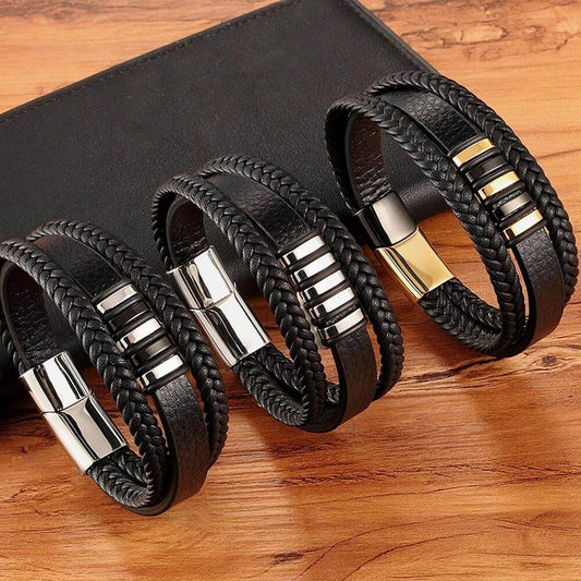 Pulsera Cuero Hombre