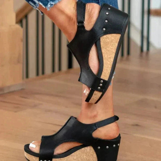 Sandalias Ortopédicas Mujer Cuero