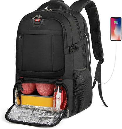 Mochila de Viaje Grande con Compartimento Térmico y Puerto USB
