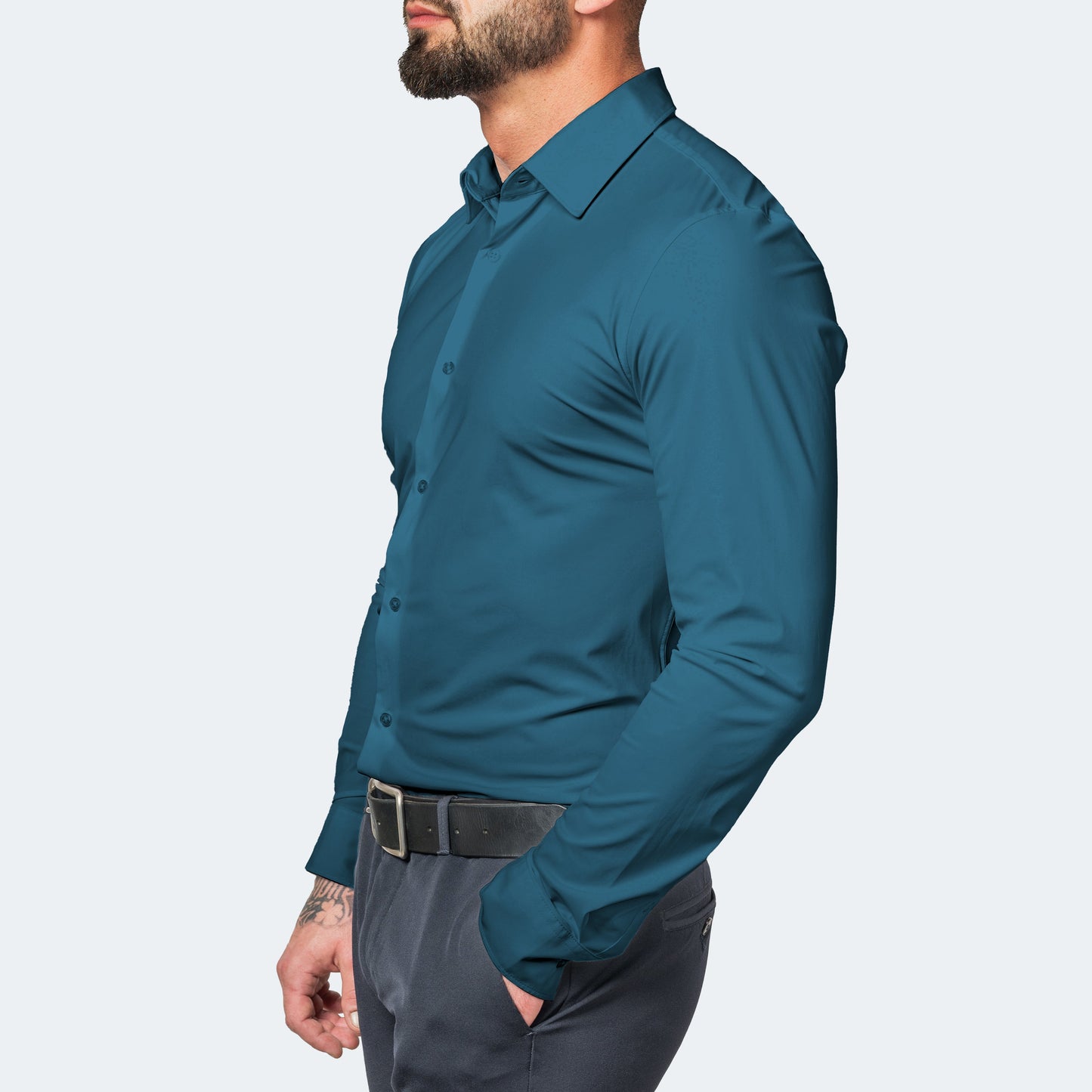 Camisa Stretch Sin Plancha