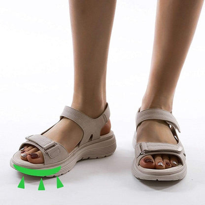 Sandalias Ortopédicas Mujer Cuero