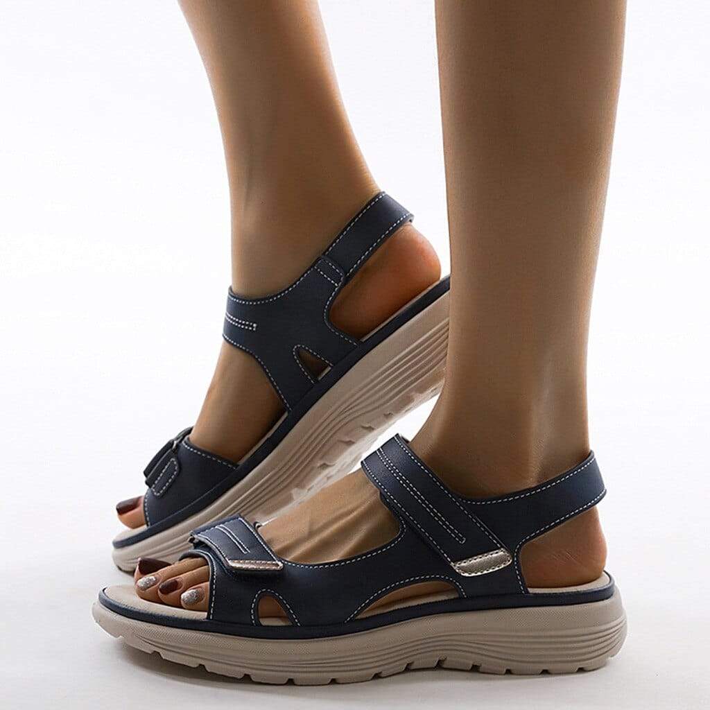 Sandalias Ortopédicas Mujer Cuero