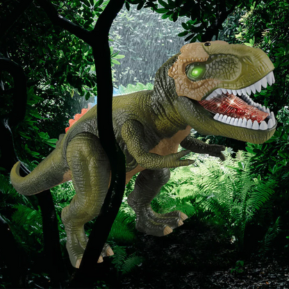 Dinosaurio T-Rex Teledirigido LED