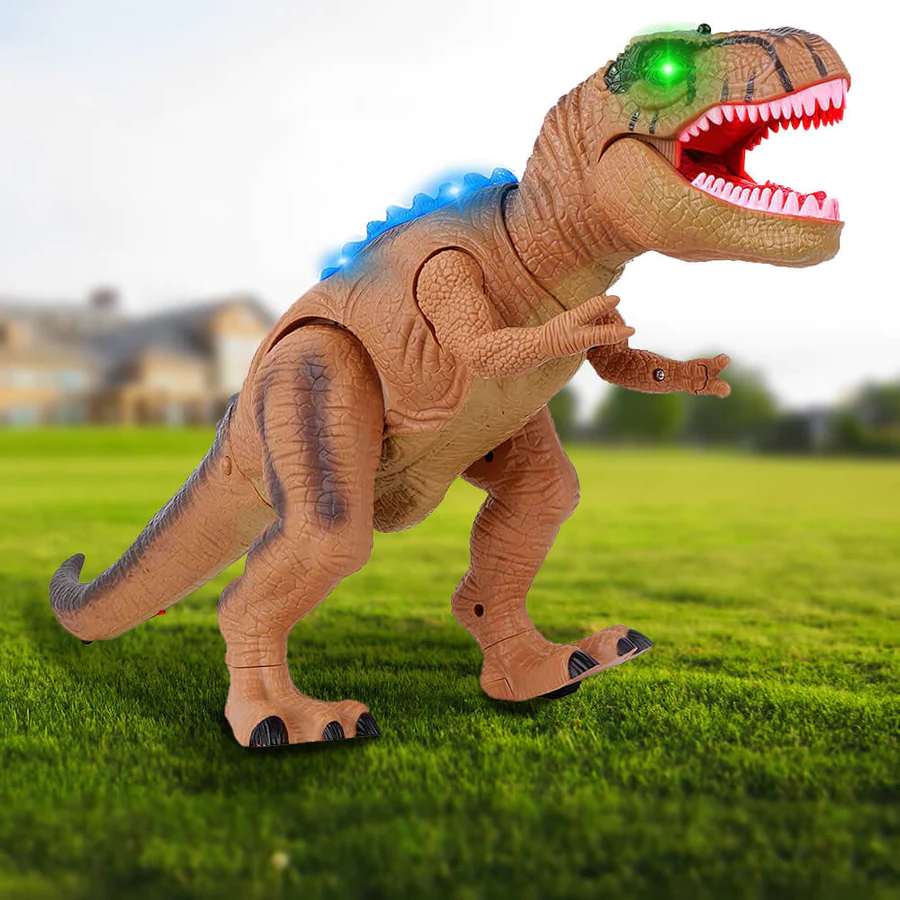 Dinosaurio T-Rex Teledirigido LED