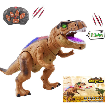 Dinosaurio T-Rex Teledirigido LED