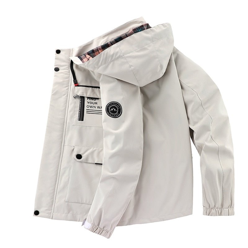 Chaqueta impermeable para hombre