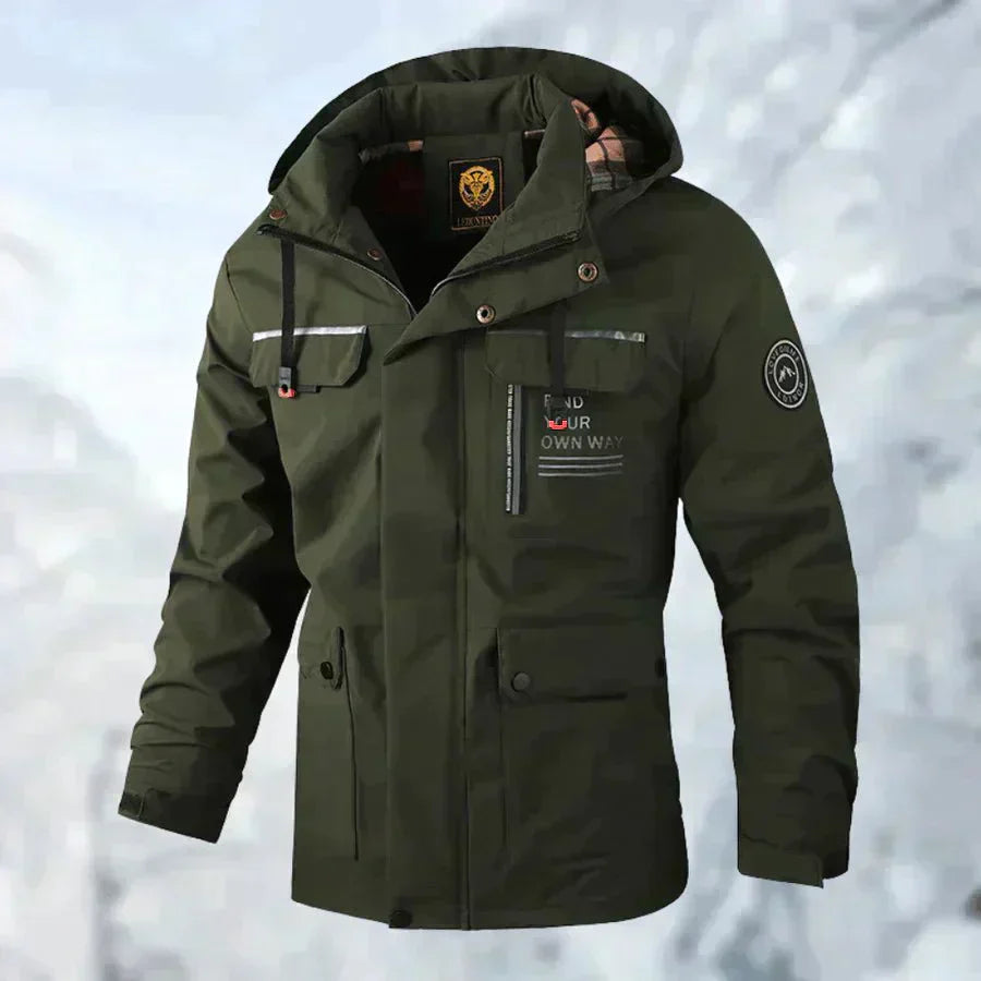 Chaqueta impermeable para hombre