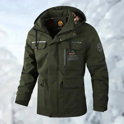 Chaqueta impermeable para hombre