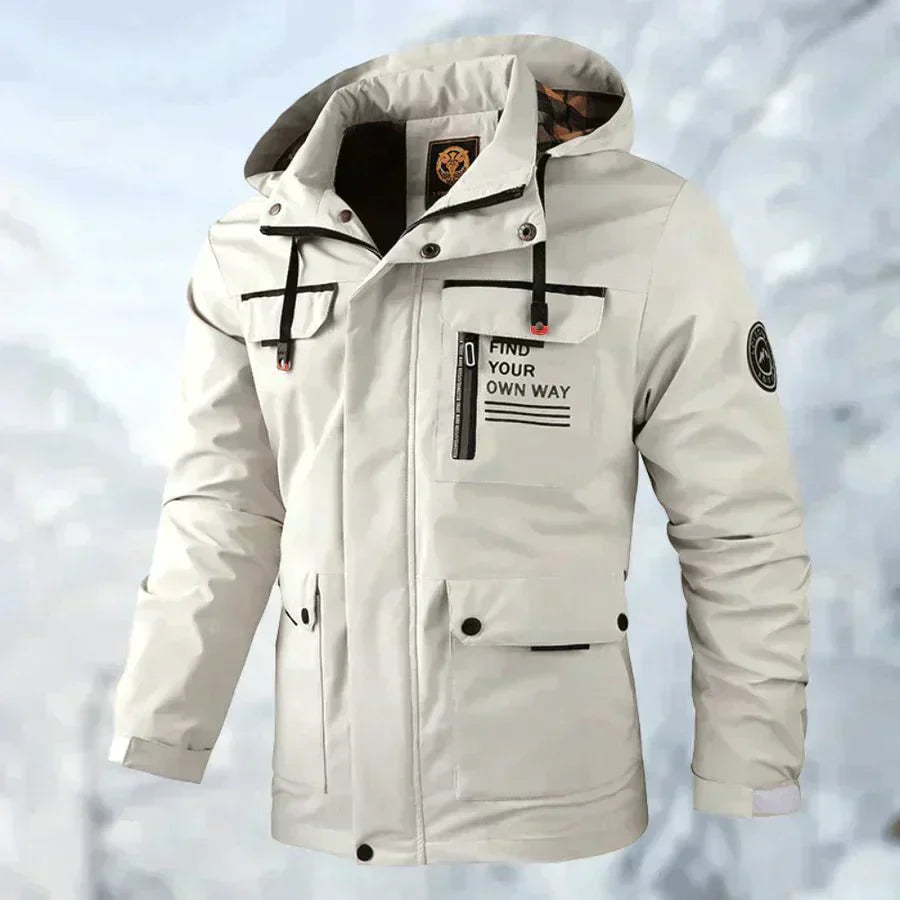 Chaqueta impermeable para hombre
