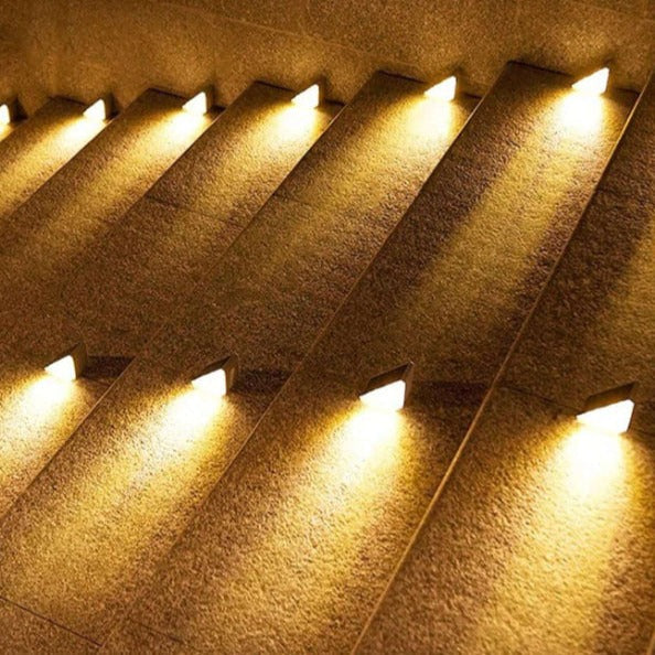 Luces Escalera Solar Exterior