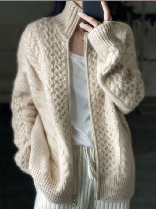 Cárdigan Cuello Alto Cashmere