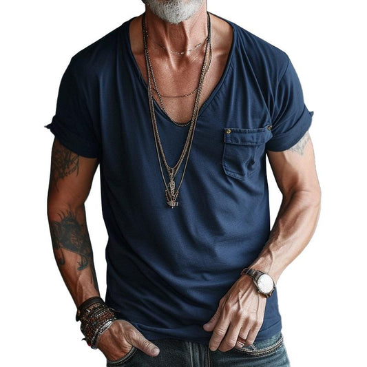 Camiseta Hombre Cuello V