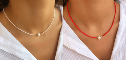 Collar Perlas Mujer