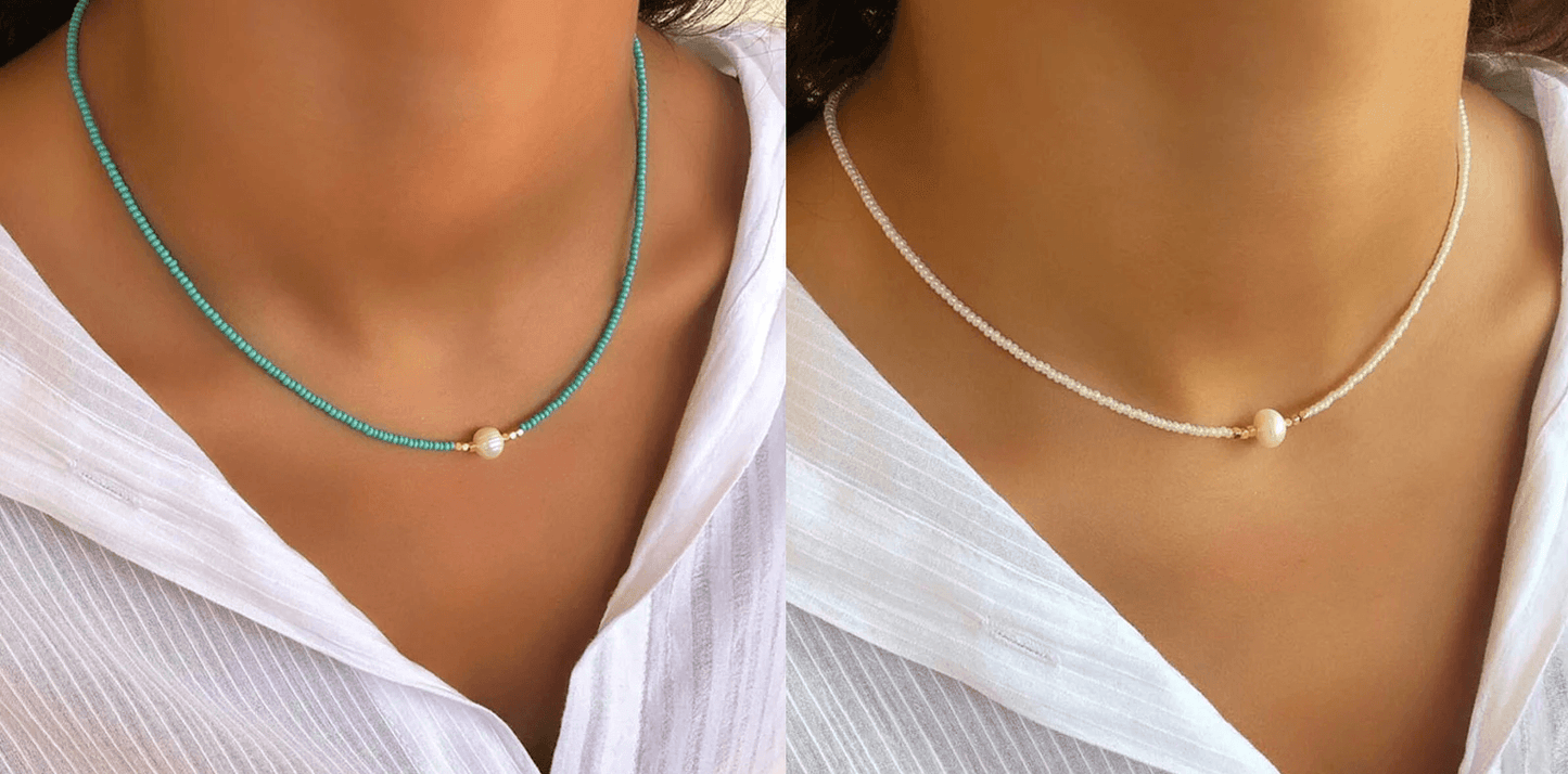 Collar Perlas Mujer