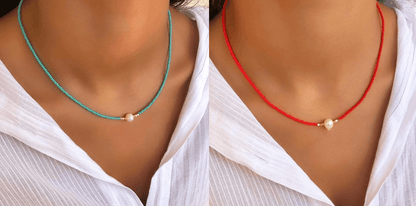 Collar Perlas Mujer