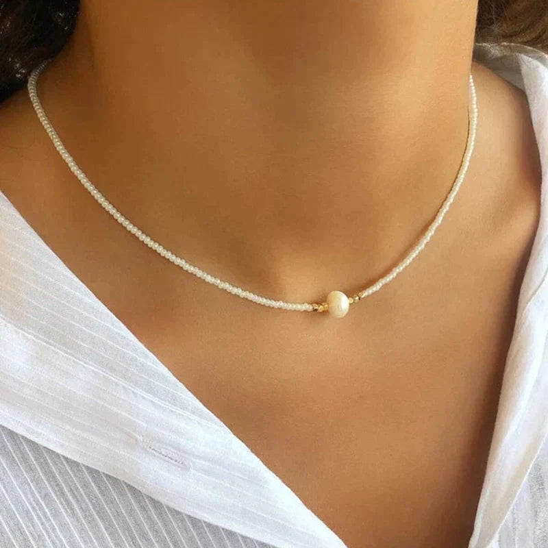 Collar Perlas Mujer