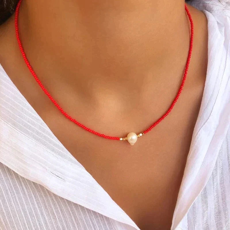 Collar Perlas Mujer