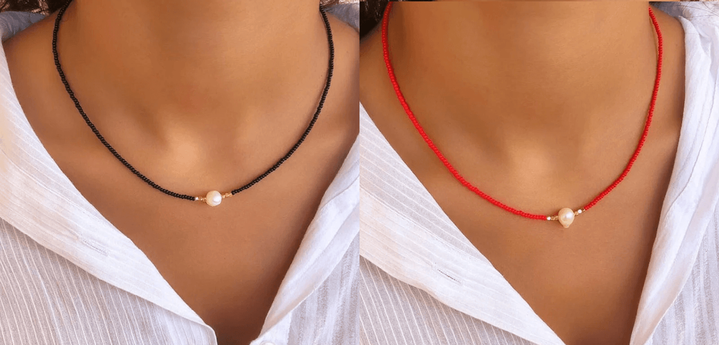 Collar Perlas Mujer