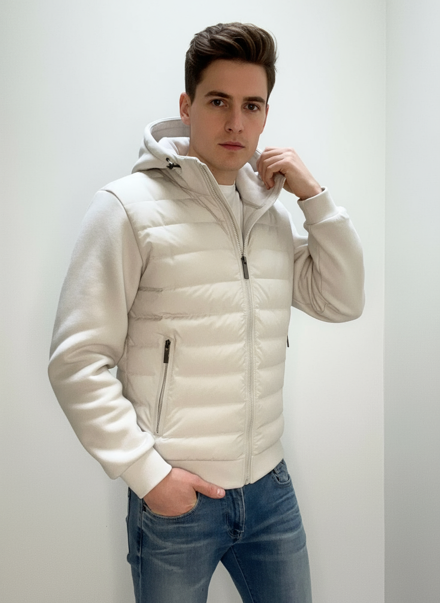 Chaqueta Acolchada con Capucha