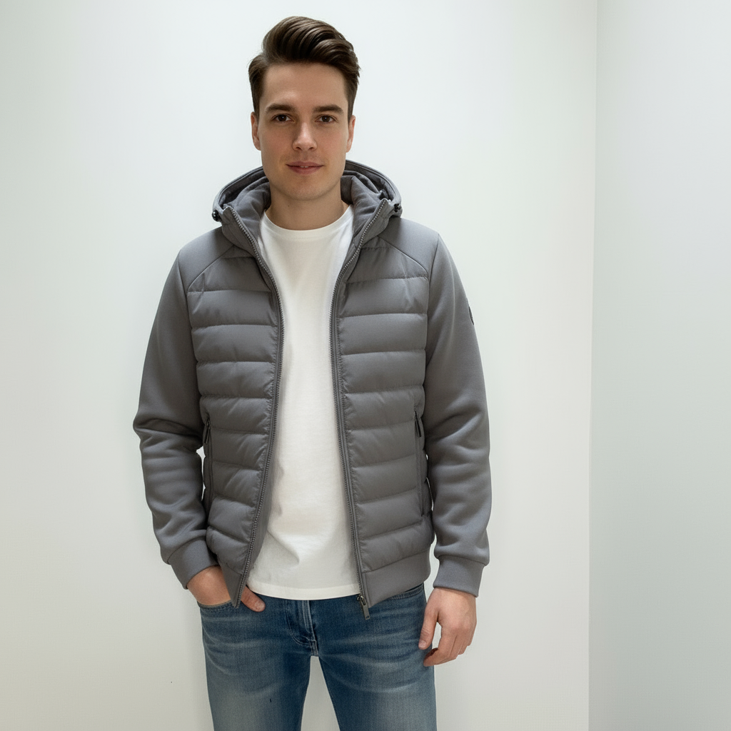 Chaqueta Acolchada con Capucha