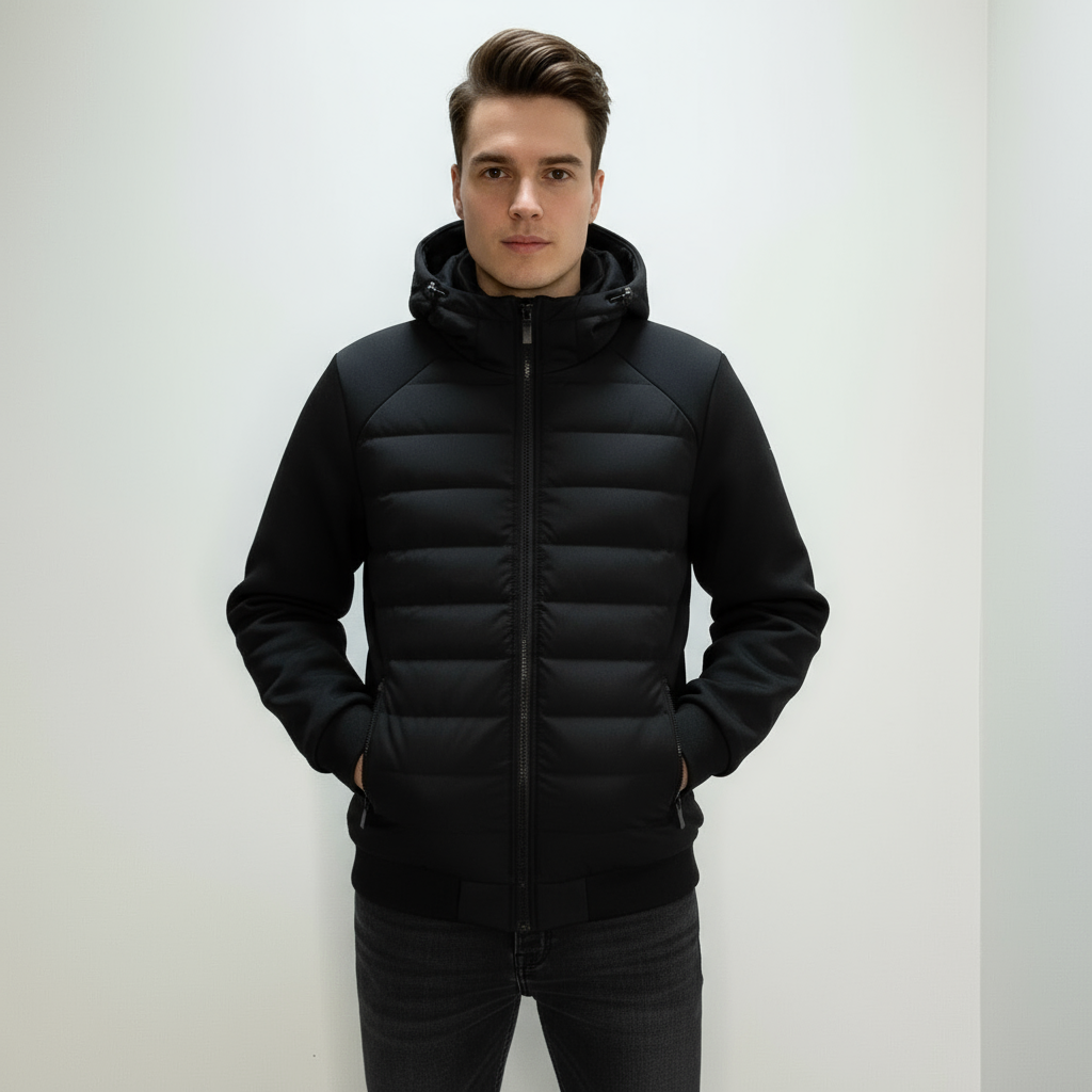 Chaqueta Acolchada con Capucha