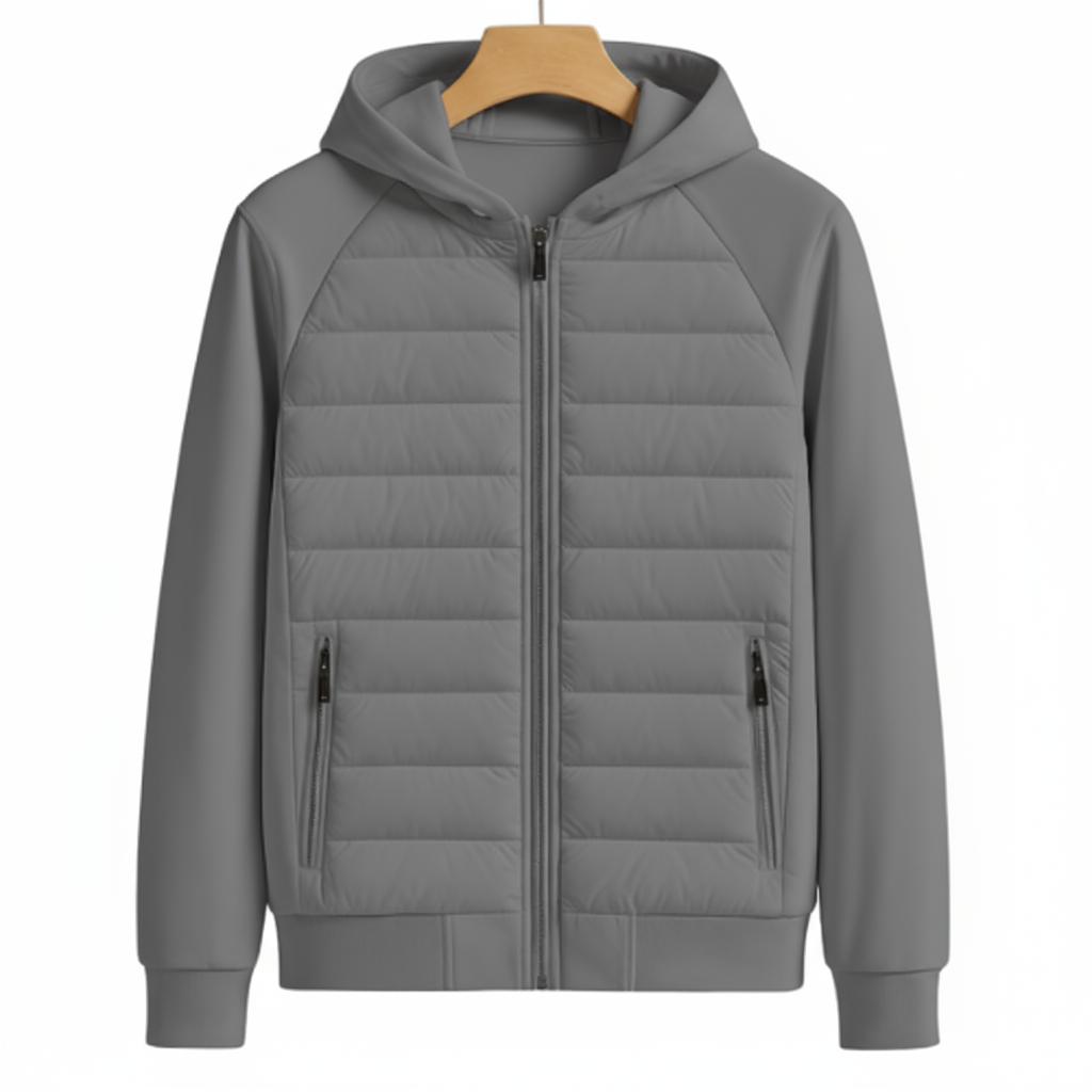 Chaqueta Acolchada con Capucha