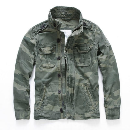 Chaqueta Militar de Algodón Darnel Hombre