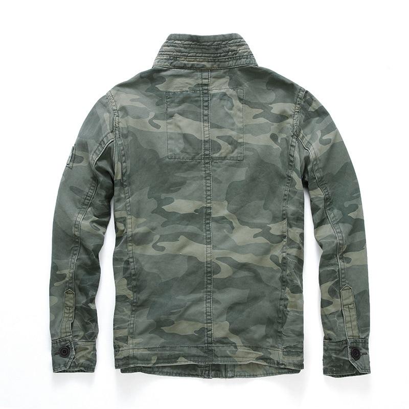 Chaqueta Militar de Algodón Darnel Hombre