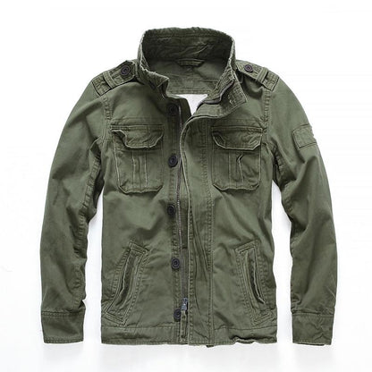 Chaqueta Militar de Algodón Darnel Hombre