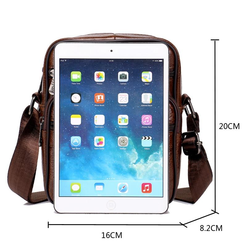 Bolso Bandolera de Cuero Duvare Hombre