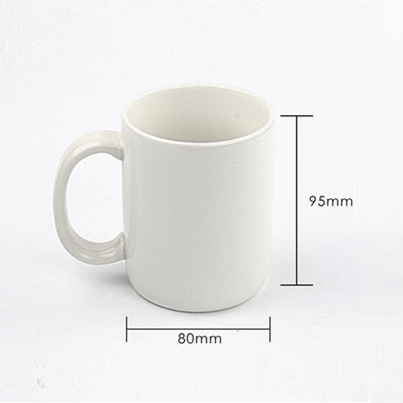 Taza Cerámica Divertida Blanca