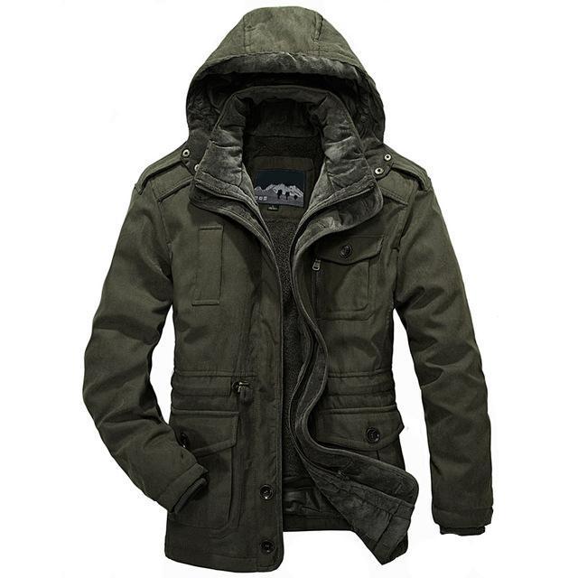 Parka de Lana Gruesa Arven Hombre