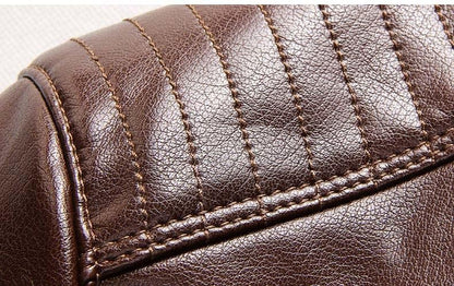 Chaqueta de Cuero Estilo Oeste Rovare Hombre