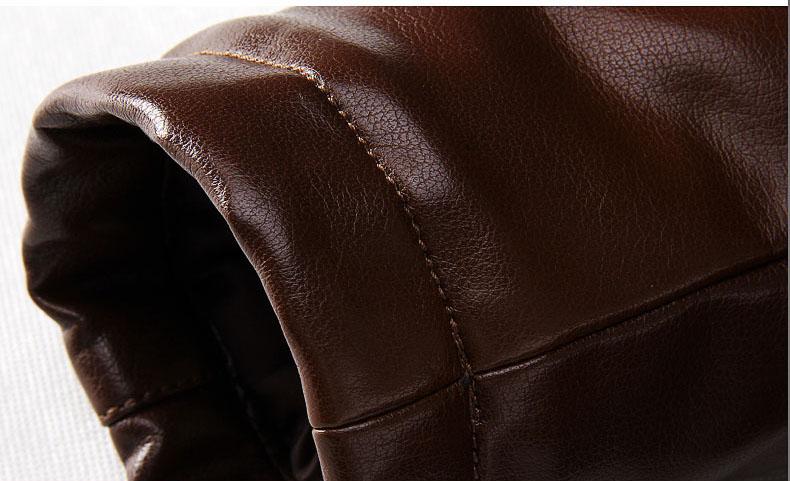 Chaqueta de Cuero Estilo Oeste Rovare Hombre