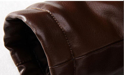 Chaqueta de Cuero Estilo Oeste Rovare Hombre