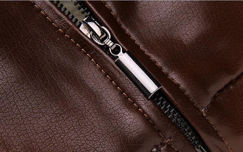 Chaqueta de Cuero Estilo Oeste Rovare Hombre