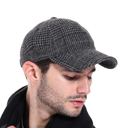 Gorra de Lana a Cuadros Rhelos Unisex