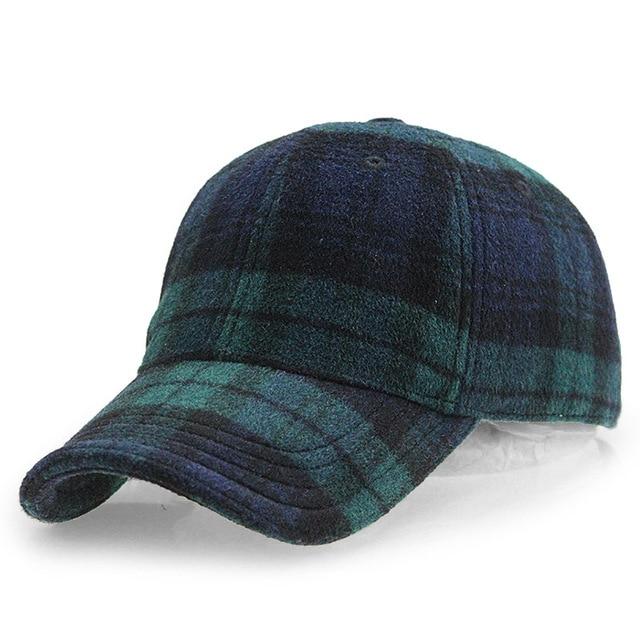 Gorra de Lana a Cuadros Rhelos Unisex