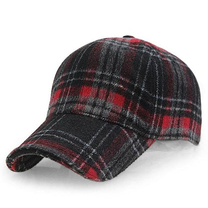 Gorra de Lana a Cuadros Rhelos Unisex