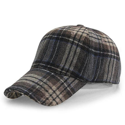 Gorra de Lana a Cuadros Rhelos Unisex