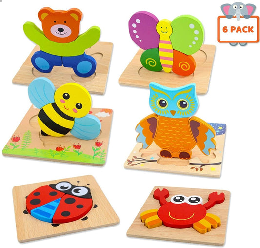 Puzzles Animales Montessori
