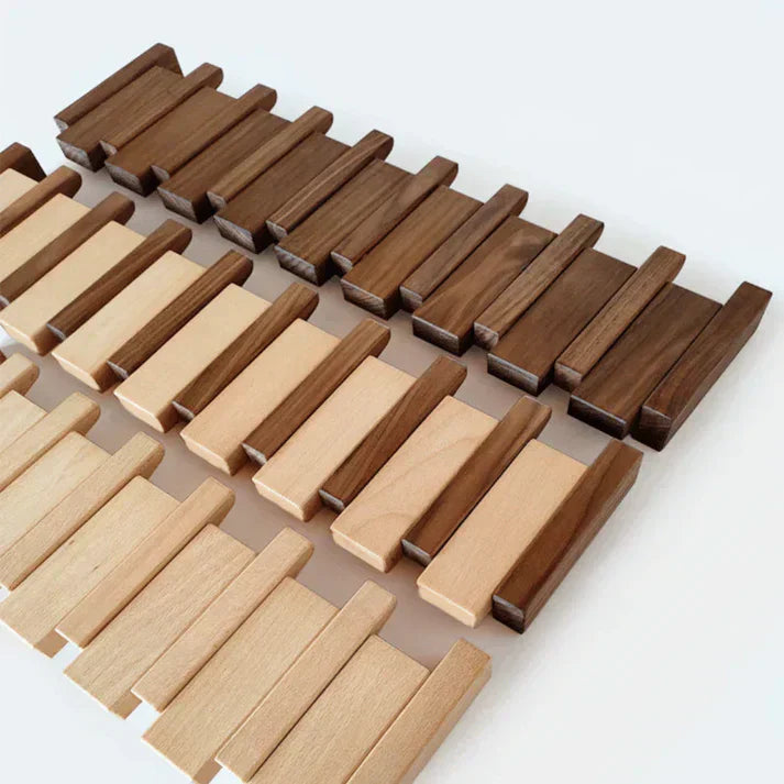Perchero Madera Diseño Piano