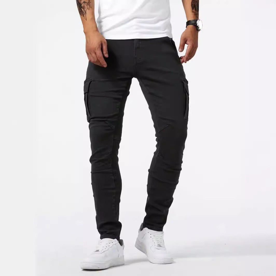 Jeans Cargo Hombre Stretch