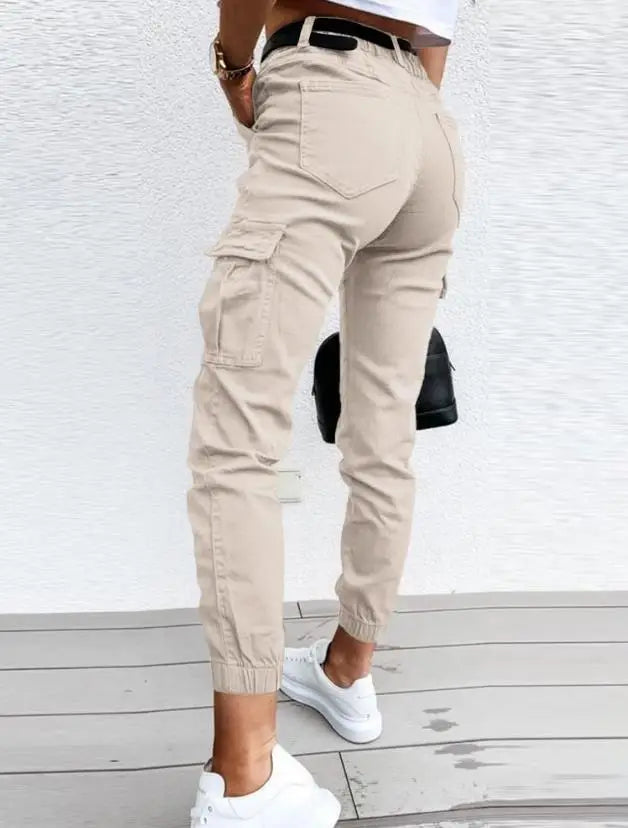 Pantalón Cargo Mujer Cintura Alta