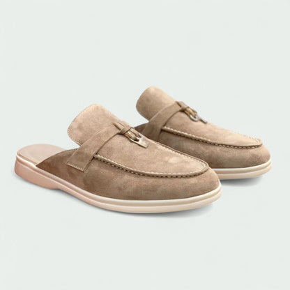 Mocasines Mujer Suede Hebilla