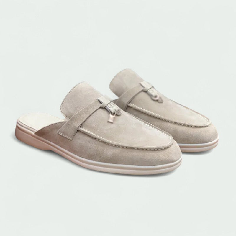 Mocasines Mujer Suede Hebilla