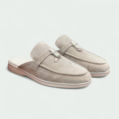 Mocasines Mujer Suede Hebilla