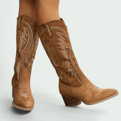 Botas Cowboy Mujer Bordadas