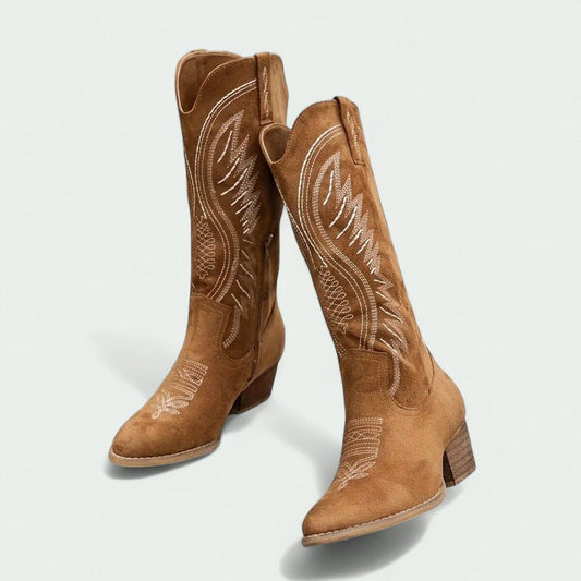 Botas Cowboy Mujer Bordadas