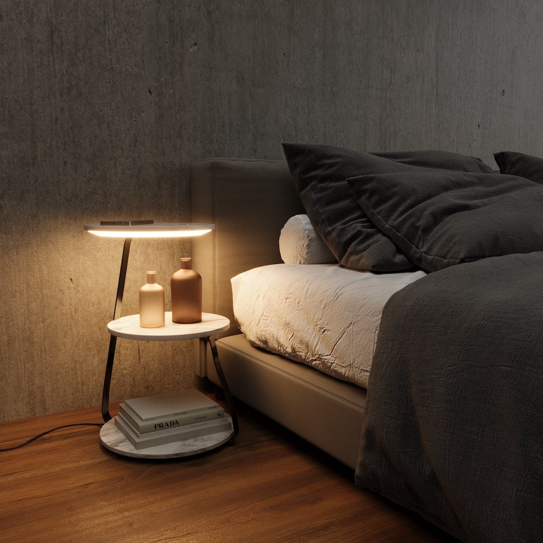 Mesa Auxiliar LED Inalámbrica